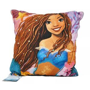 Disney Store The Little Mermaid Blanket Pillow, Live Action Film Ariel Flounder